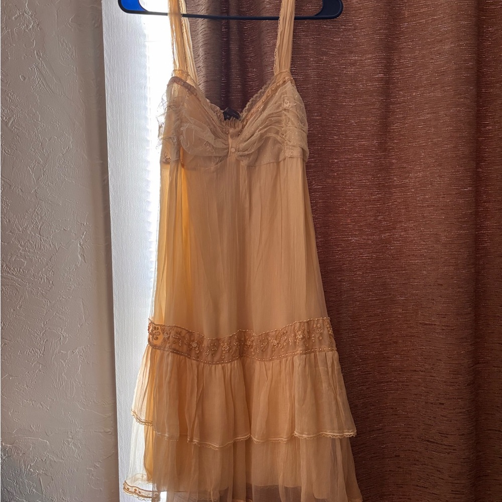 Hale Bob Cream Lace Dress NWOT
